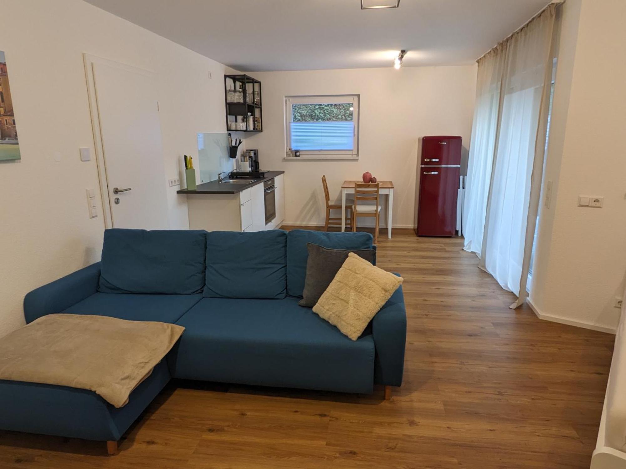 Modernes 1- Zimmer- Apartment Am Fusse Des Hohenstaufen Göppingen Dış mekan fotoğraf