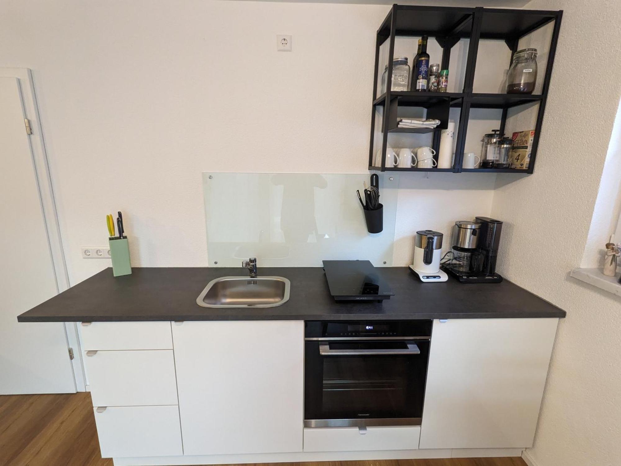 Modernes 1- Zimmer- Apartment Am Fusse Des Hohenstaufen Göppingen Dış mekan fotoğraf